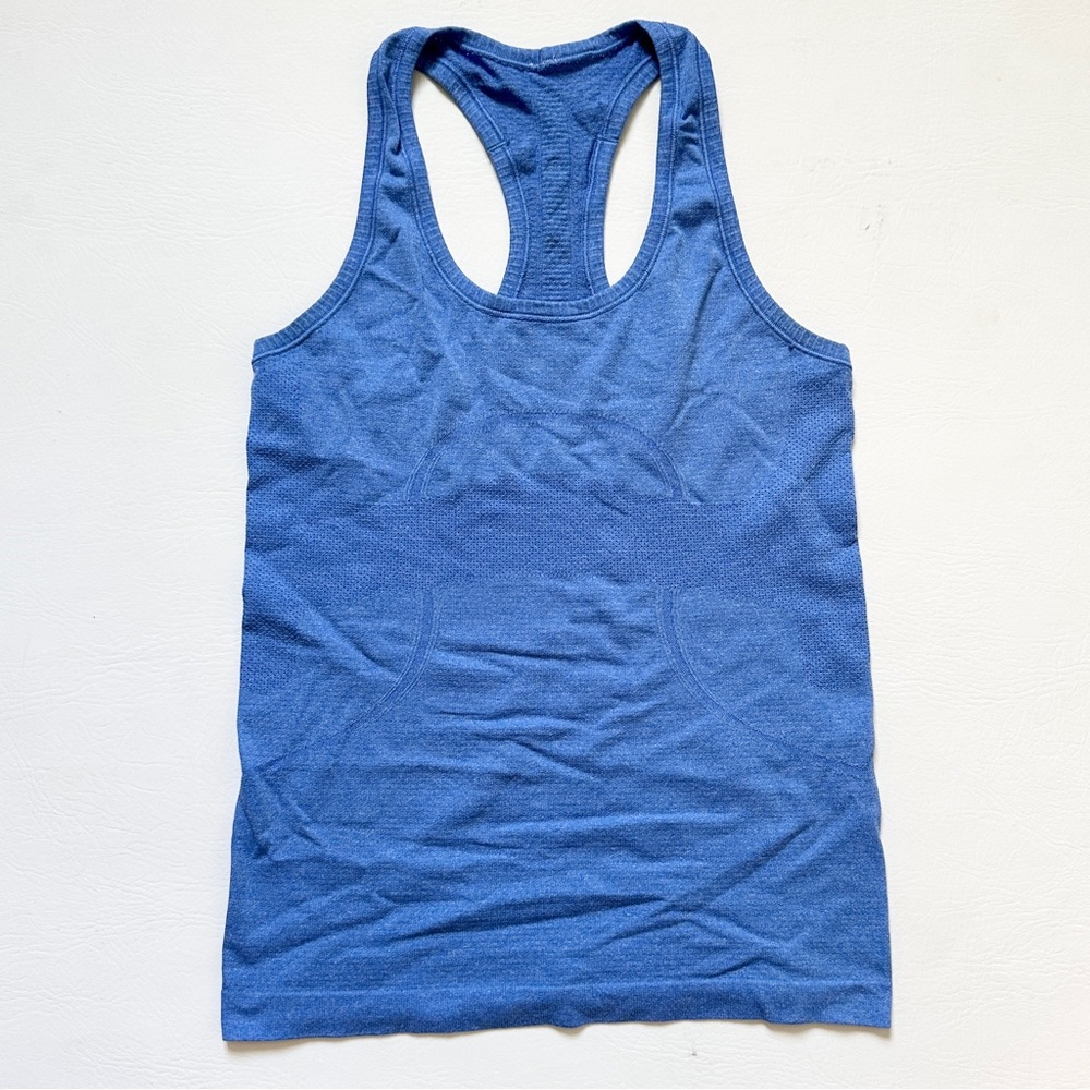 EUC Blue Swiftly Lululemon Tank